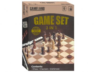 Gameland 3 in 1 Game Set