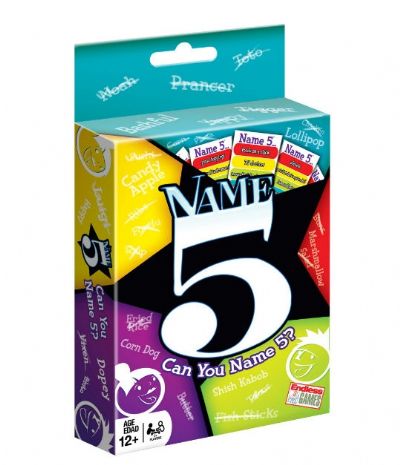 Name 5 Card Game