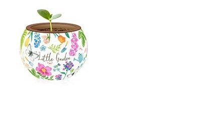 3D Flowerpot Little Garden