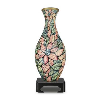 3D Vase Seamless Flowers
