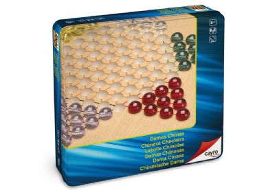 Chinese Checkers in Metal Tin