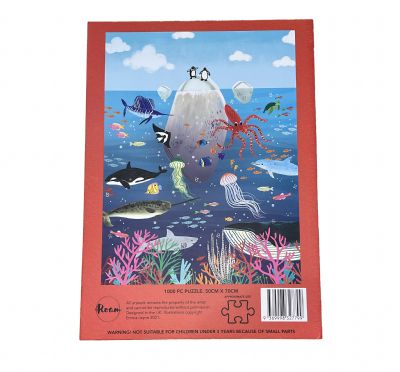 Coral Dreams Bookcase Jigsaw 1000 pce