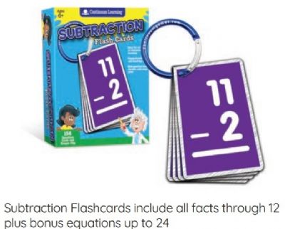 Flash Cards Subtraction