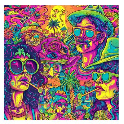 Groovy Gathering 1000 pce Jigsaw Puzzle