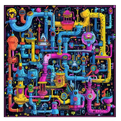 Sci Fi Sewer 1000 pce Jigsaw Puzzle