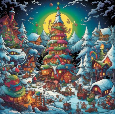 Snow Flake Square 1000 pce Jigsaw Puzzle