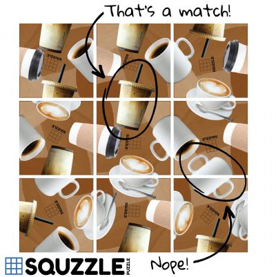 Squzzle Puzzle Coffee Break