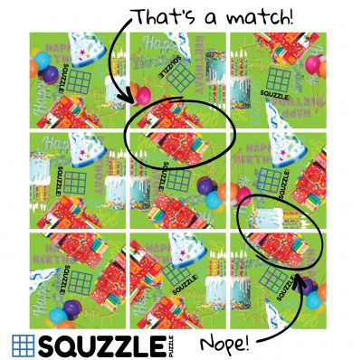 Squzzle Puzzle Happy Birthday