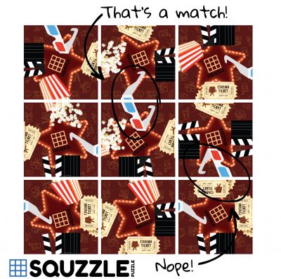 Squzzle Puzzle Movie Time