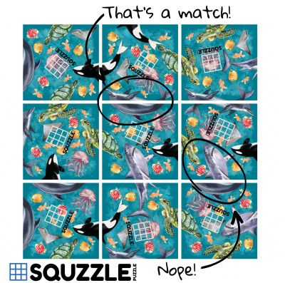 Squzzle Puzzle Ocean LIfe