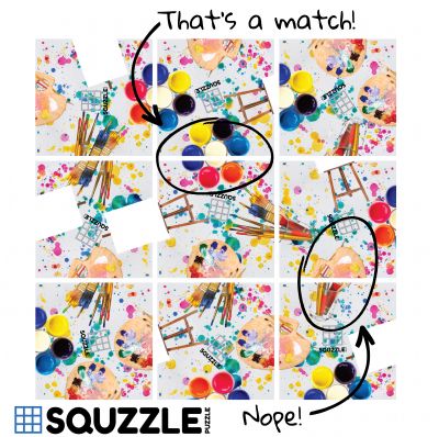 Squzzle Puzzle Painting