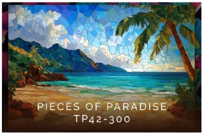 Stained Glass Series Pieces Of Paridise 300 pce